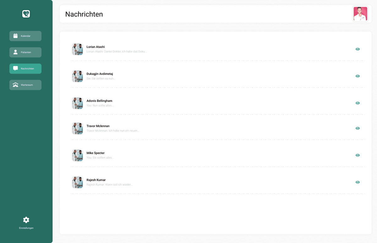 Messagin Dashboard Picture
